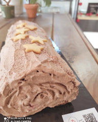 Yule Log Belgian Chocolate and Red Fruit