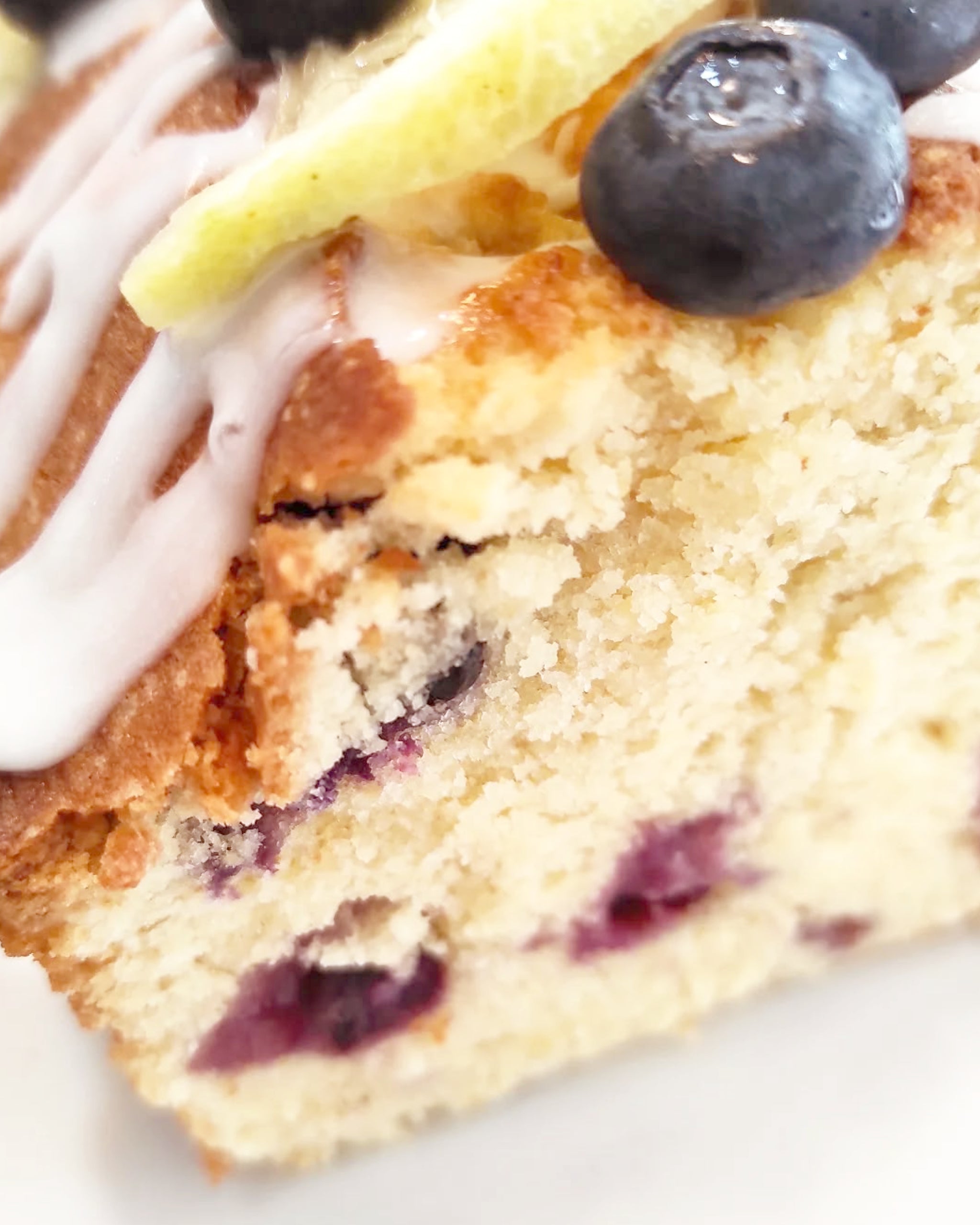 Pastís rectangular - Blueberry Llimona